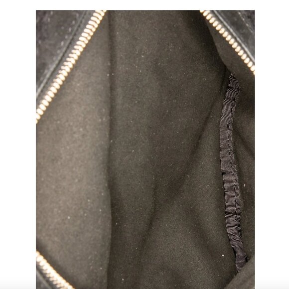 MAX MARA SHEARLING WAIST BAG IN BLACK - Picture 4 of 4